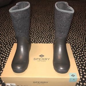 sperry walker wind rain boots